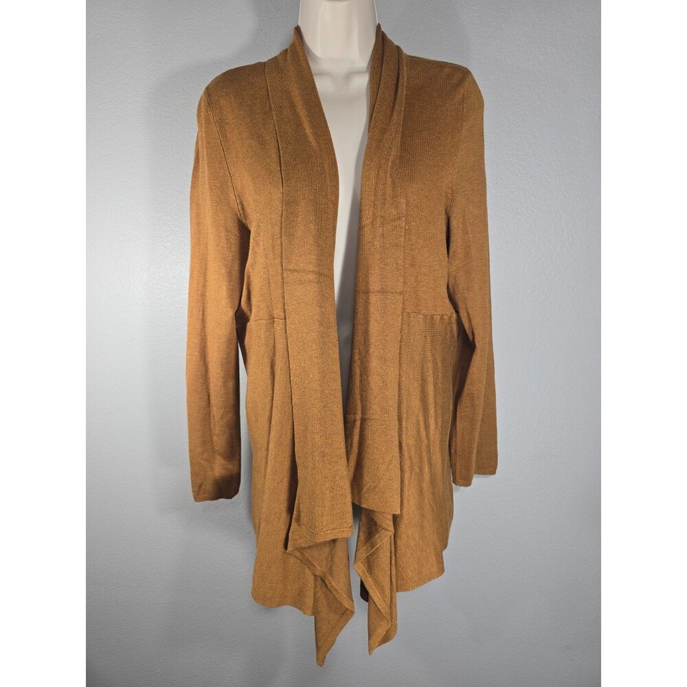 MAURICES Tan Open Front Knit Sweater/Cardigan Size XL boho Lagenlook NWT BK